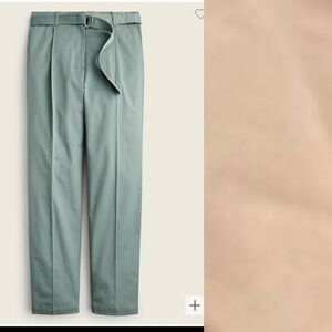 New JCrew Sz 4 D-ring chino pant beige